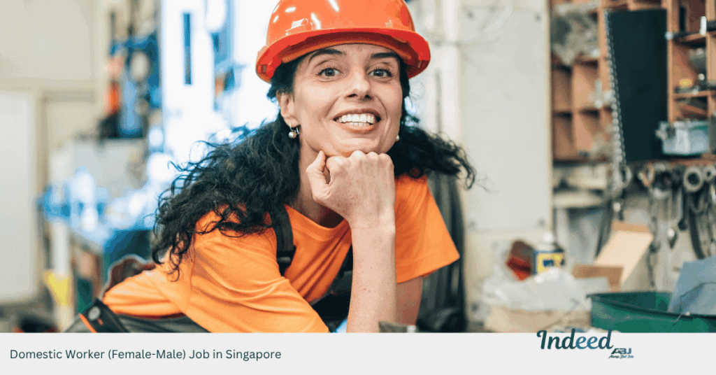 Domestic Worker (Female-Male) Job in Singapore