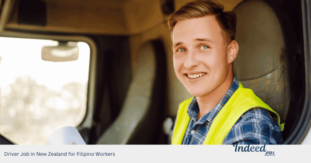 Driver Job in New Zealand for Filipino Workers