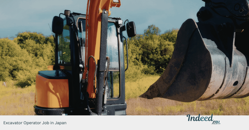 Excavator Operator Job in Japan