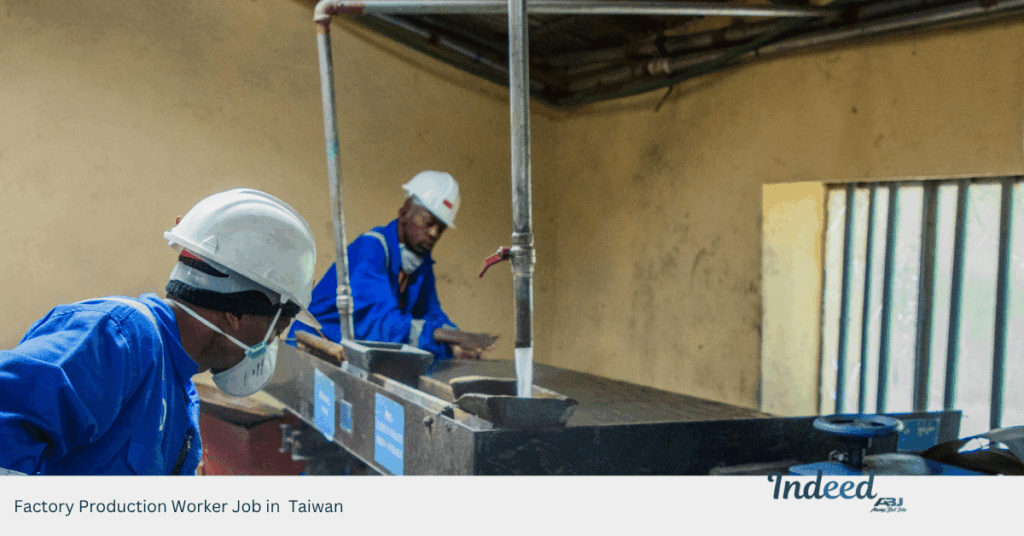 Factory Production Worker Job in Taiwan